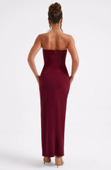 Marcia Maxi Dress - Burgundy