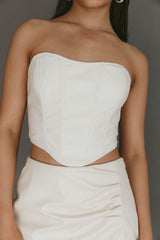 Hannalore Corset Top Ivory
