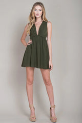 Laine Day Festival Dress Green