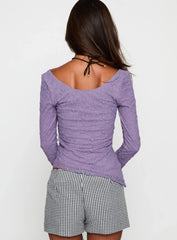 Hyacinthe Long Sleeve Top Lilac