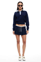 LIONESS Dynasty Mini Skort Navy