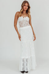 Laganas Lace Top White