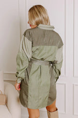 Sweet Skyline Views Colorblock Mini Dress