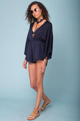 Zaylee Cute Casual Romper Ink