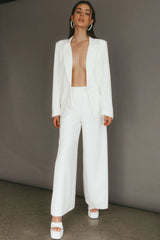 Vous Etes Belle Blazer White
