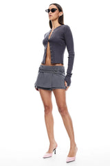 LIONESS Deuce Skort Grey