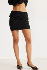 SNDYS Brooks Mini Skirt Black